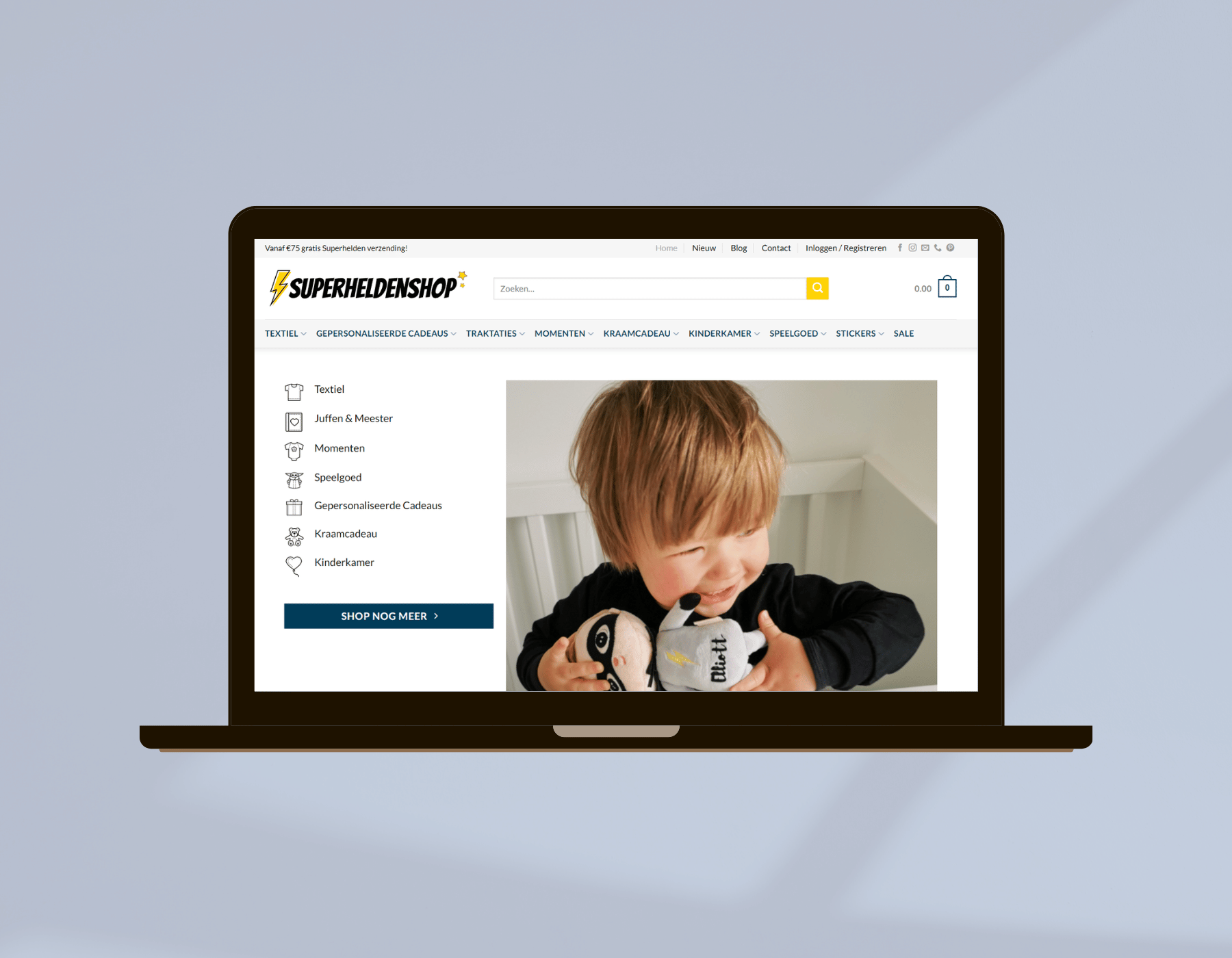 Superheldenshop Portfolio